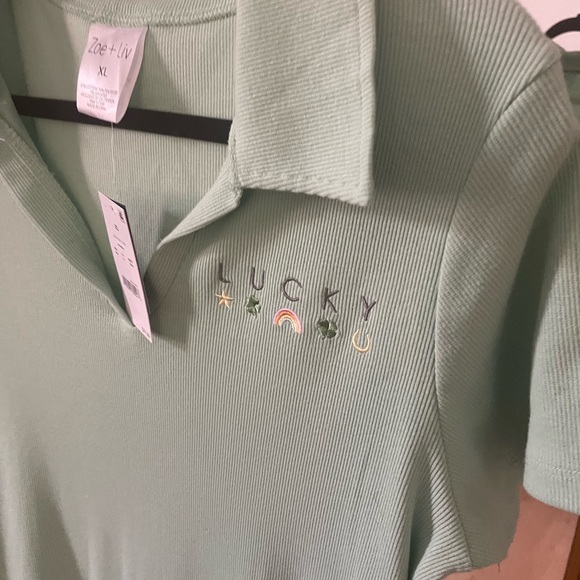 Women's St. Patrick's Day Lucky Icons
Short Sleeve Graphic Polo Dress - Picture 5 of 7